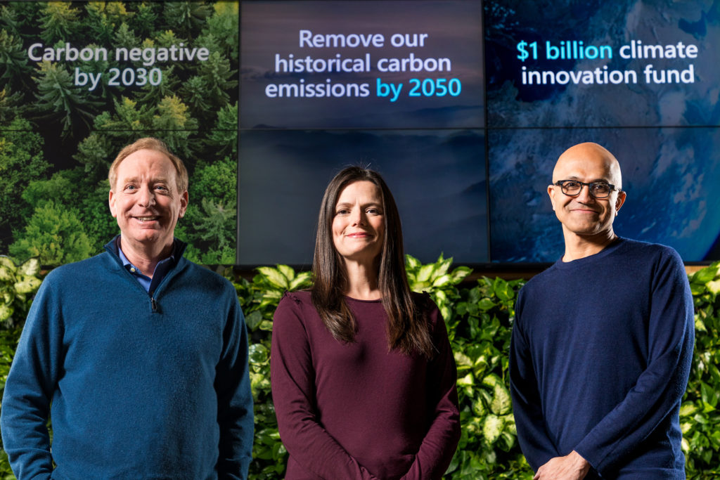 Microsoft ліквідує свій вуглецевий слід