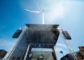 В Україні вперше провели фестиваль на вітроелектростанції