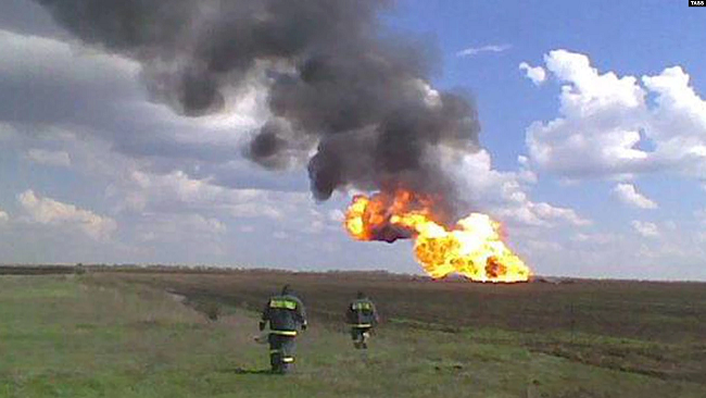 У Росії вибухнув магістральний газопровід Газпрому