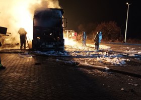 На трасі Київ-Харків стався потужний вибух АЗС