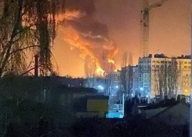 Під Васильковом вночі спалахнула нафтобаза