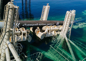 Газпром завершив прокладання морської частини Турецького потоку