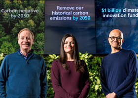 Microsoft ліквідує свій вуглецевий слід
