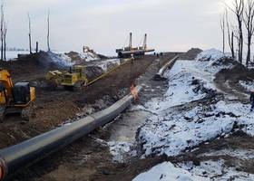Відновлювальні роботи на місці аварії газопроводу на Полтавщині на фінішній прямій