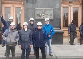 Шахтарі Львіввугілля розпочали акцію протесту у Києві