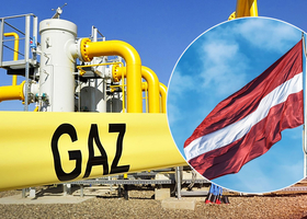 Газпром припинив постачання газу до Латвії