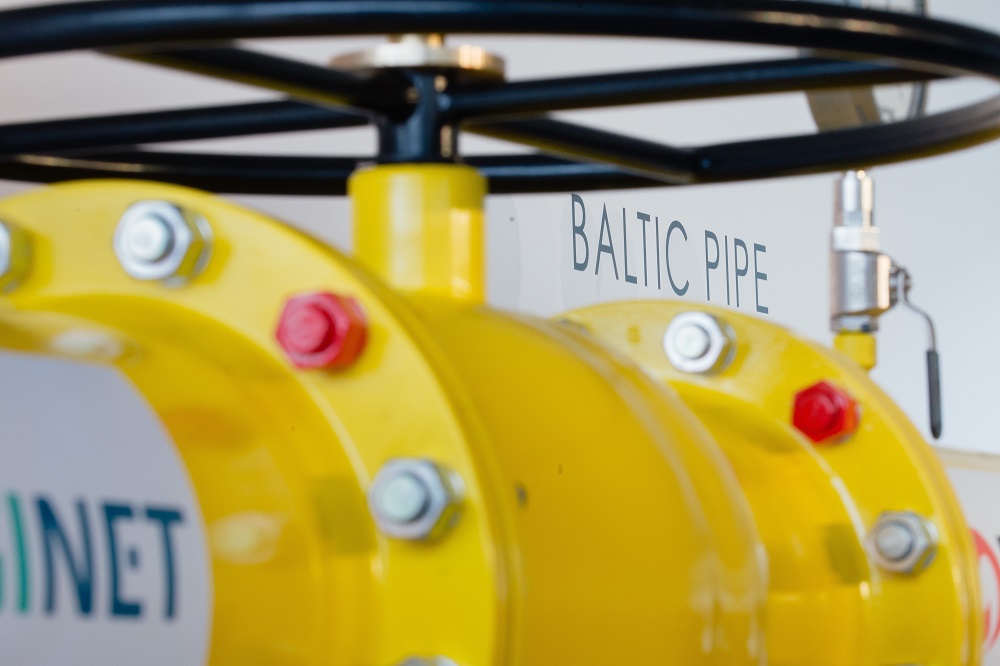 Нафтогаз домовився про постачання 1 млрд куб. м газу через Baltic Pipe