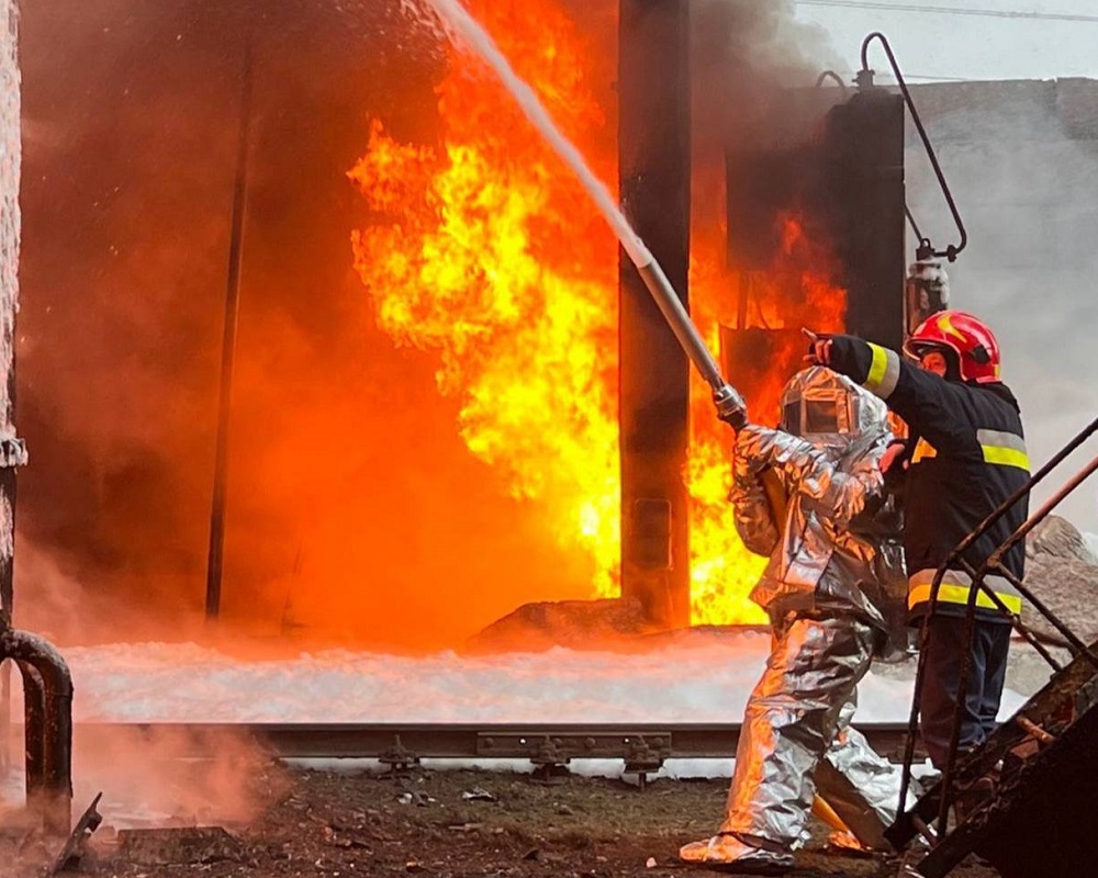 ДСНС ліквідувала пожежу на об’єкті Нафтогазу на Івано-Франківщині
