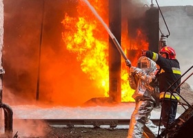 ДСНС ліквідувала пожежу на об’єкті Нафтогазу на Івано-Франківщині
