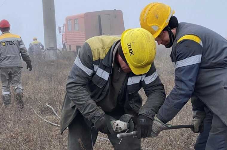 Через бойові дії на ранок 3 жовтня знеструмлені 538 населених пунктів