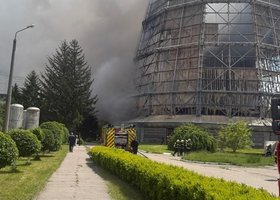 На Київщині горіла територія Білоцерківської ТЕЦ