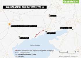 Russians are laying a power line to illegally restart the Zaporizhzhia NPP