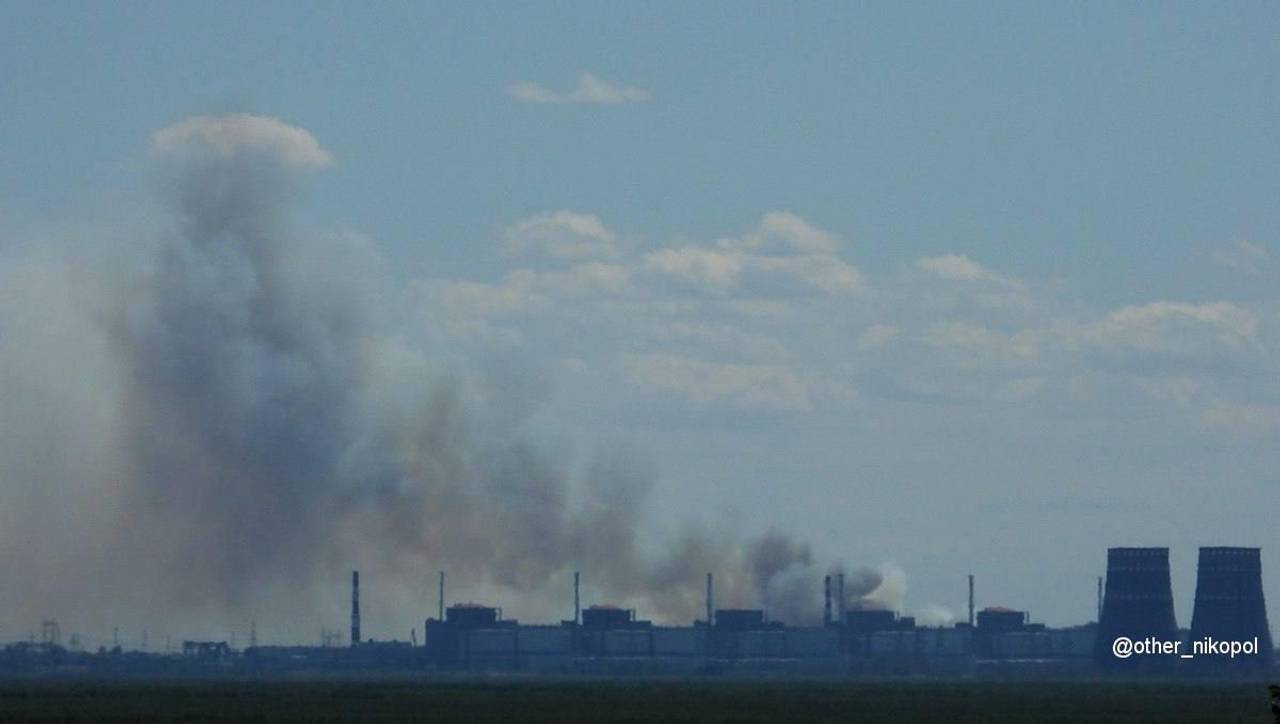 Нещодавнє задимлення поблизу ЗАЕС було спричинене лісовою пожежею неподалік